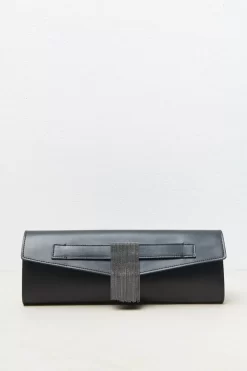 Store Peserico Borsa Clutch In Vera Pelle