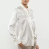 Clearance Peserico Camicia In Raso Di Seta