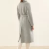 Clearance Peserico Cappotto In Panno Diagonale Di Lana E Lurex