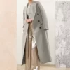 Clearance Peserico Cappotto In Panno Diagonale Di Lana E Lurex