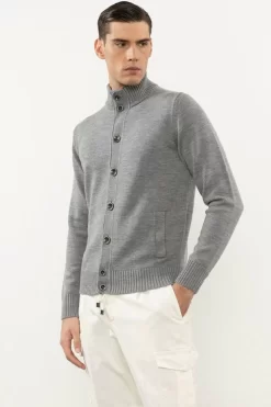 Sale Peserico Cardigan In Filato Di Pura Lana Vergine