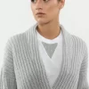 Best Peserico Cardigan In Misto Alpaca Suri E Paillettes