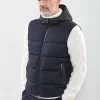 Cheap Peserico Gilet Bimaterico Imbottito In Piuma