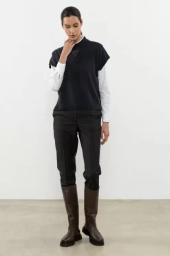 New Peserico Gilet In Lana, Seta E Cashmere