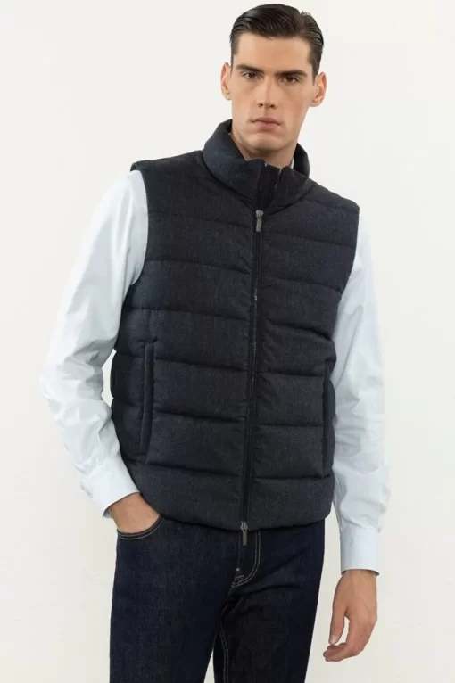 Best Sale Peserico Gilet In Microfibra Imbottito In Piuma