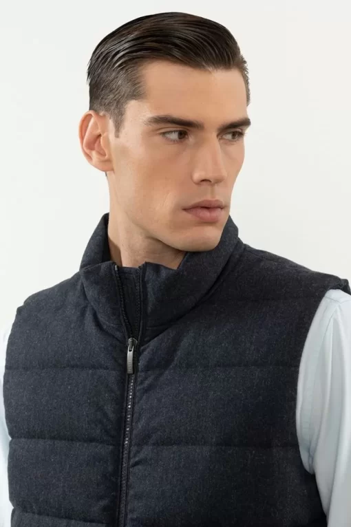 Best Sale Peserico Gilet In Microfibra Imbottito In Piuma