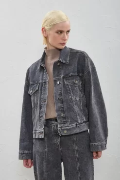 Flash Sale Peserico Giubbino In Denim Trucker Jacket