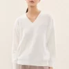 Online Peserico Maglia A V In Lana, Seta E Cashmere