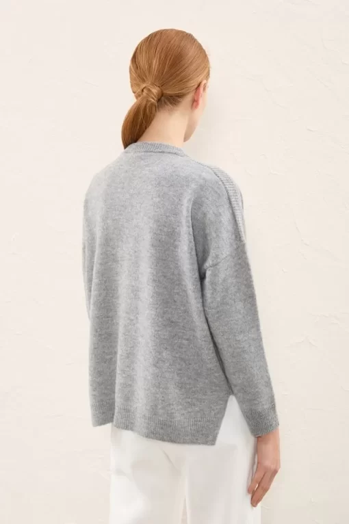 Shop Peserico Maglia In Lana, Seta Cashmere E Alpaca Suri