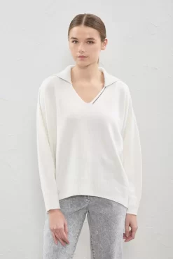 Shop Peserico Maglia In Lana, Seta E Cashmere