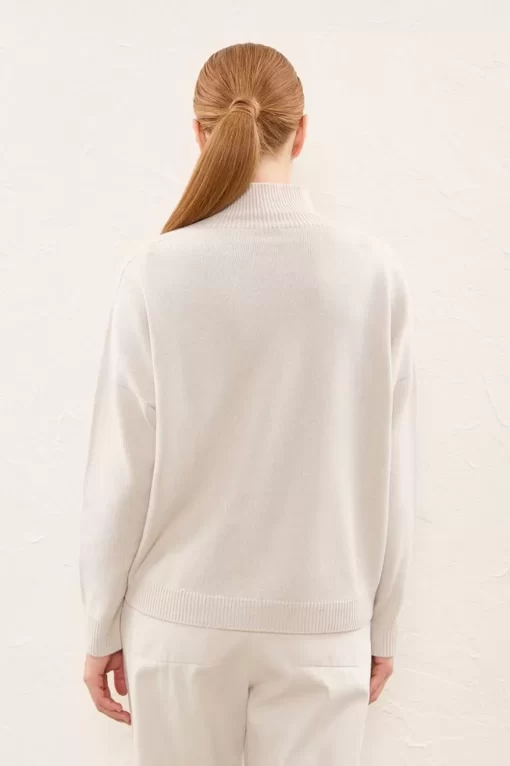 Best Peserico Maglia In Lana, Seta E Cashmere