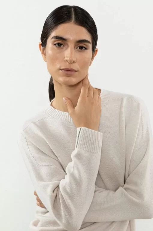 Store Peserico Maglia In Lana, Seta E Cashmere