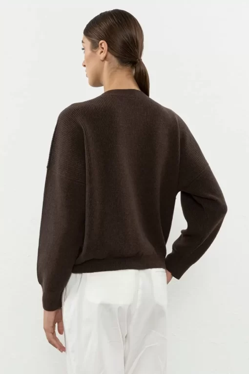 Online Peserico Maglia In Lana, Seta E Cashmere Con Punto Luce