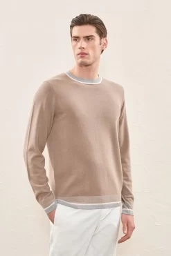 Store Peserico Maglia In Soffice Filato Di Lana, Seta E Cashmere