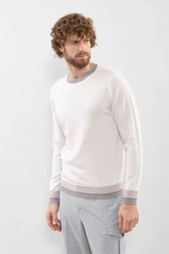 Clearance Peserico Maglia In Soffice Filato Di Lana, Seta E Cashmere