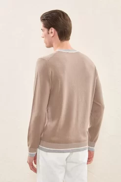 Store Peserico Maglia In Soffice Filato Di Lana, Seta E Cashmere