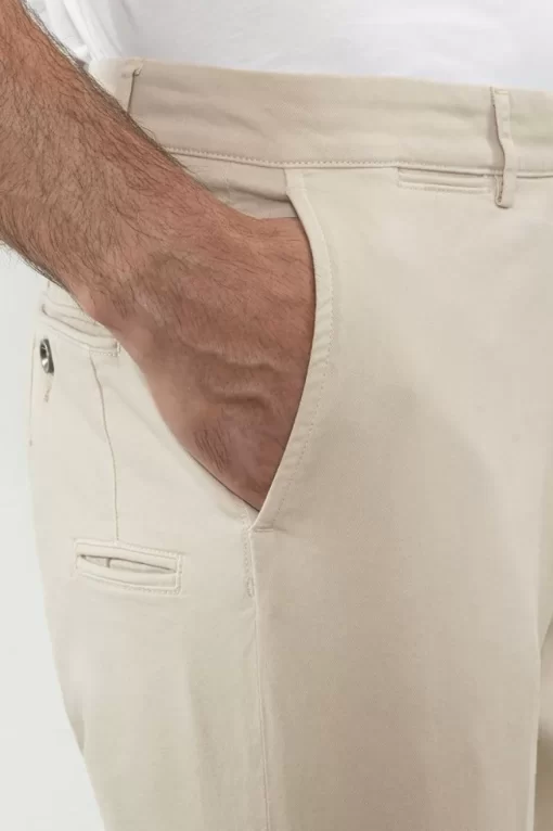 Discount Peserico Pantalone Chino In Cotone Tinto In Capo