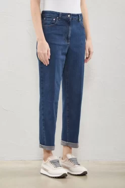 Cheap Peserico Pantalone Denim In Cotone Stretch