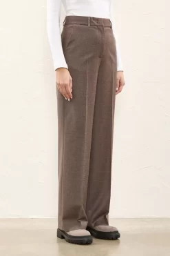 Cheap Peserico Pantalone In Flanella Di Lana Lurex