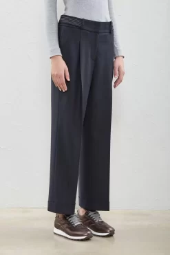 Best Sale Peserico Pantalone In Lana Stretch