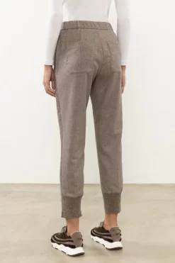 Shop Peserico Pantalone Jogger In Flanella