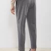 Fashion Peserico Pantalone Jogger In Pura Lana Disegnata