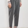 Sale Peserico Pantalone Jogger In Tela Di Misto Lana