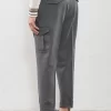 Sale Peserico Pantalone Jogger In Tela Di Misto Lana