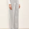 Cheap Peserico Pantalone Palazzo In Morbida Flanella Lurex