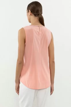 Best Sale Peserico Top In Crepe De Chine