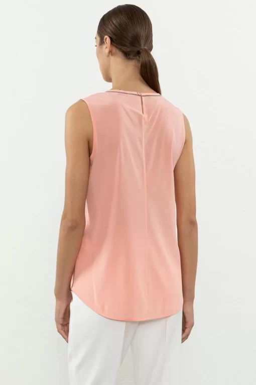 Best Sale Peserico Top In Crepe De Chine