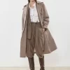 Outlet Peserico Trench In Cotone Mano Pesca Wr