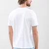 Hot Peserico T-Shirt In Jersey Di Puro Cotone Mako Con Stampa