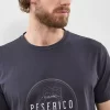 New Peserico T-Shirt In Jersey Di Puro Cotone Mako Con Stampa