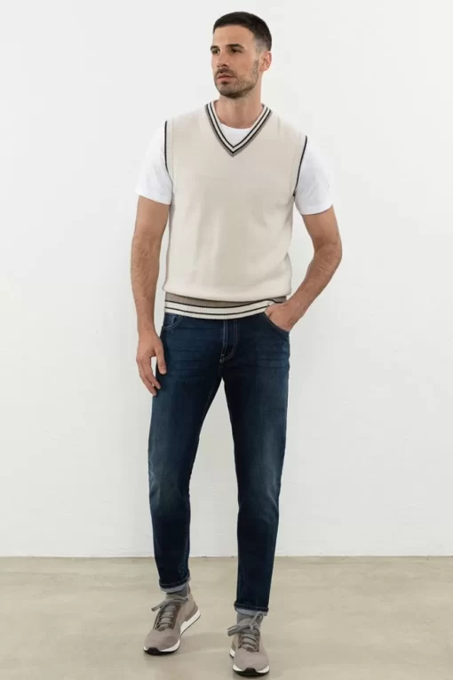 Shop Peserico T-Shirt In Jersey Di Puro Cotone Mako Con Stampa